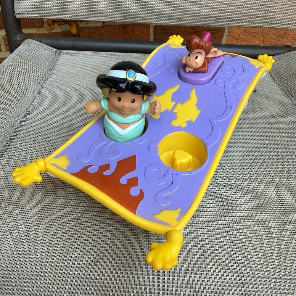 Fisher Price Little People Disney Princess Aladdin's Musical Magic Carpet Read